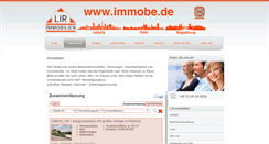 Desktop Screenshot of immobe.de