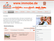 Tablet Screenshot of immobe.de